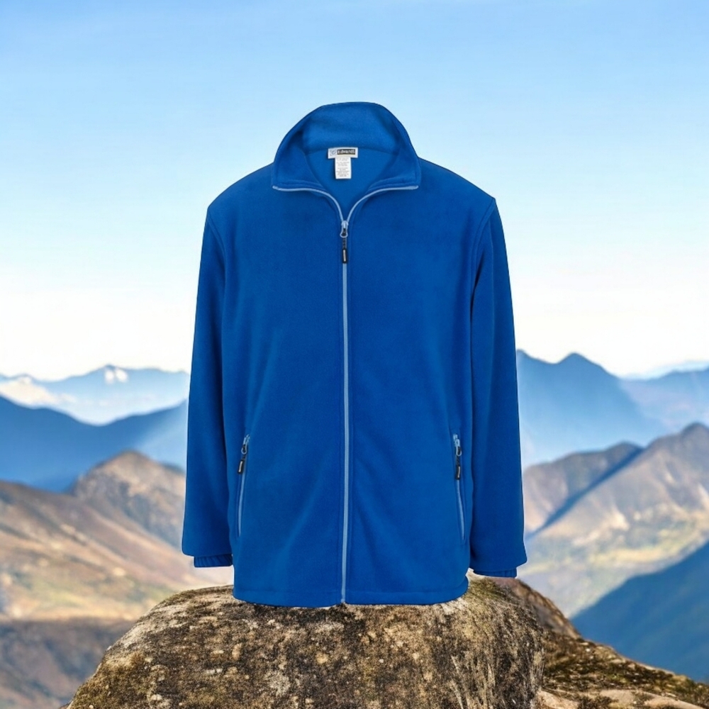 NEW! Premium Microfleece Zip Jacket by Edwards Quality, High Density Thermal, S